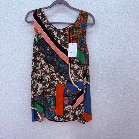 Junarose Tops - Junarose Mixed Print Sleeveless Tank Blouse Shirt Top Womens size 18 NEW